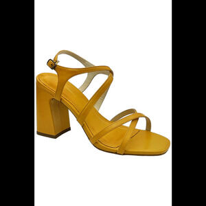 INTENTIONALLY BLANK Leather Strappy Heeled Sandals Naples Manderin - Medium